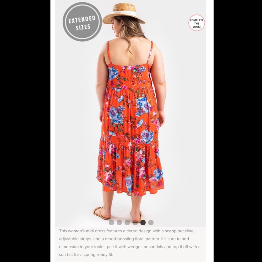 Francesca’s maxi dress perfect for summertime size 1x - Picture 3 of 9